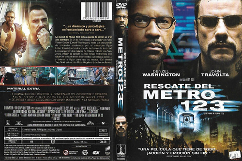 Rescate Del Metro 123 Dvd Denzel Washington John Travolta