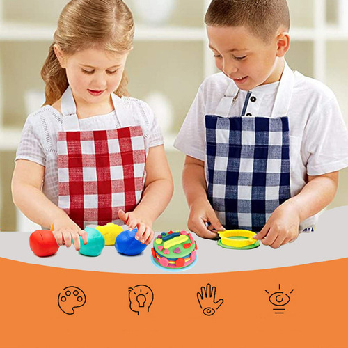 Juego De Herramientas De Masa Para Niños 32 Piezas Color Ale