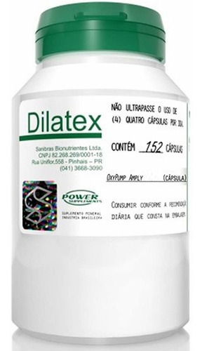 Vasodilatador - Dilatex 152 Capsulas - Power Supplements