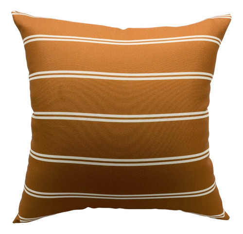 Set 4 Cojines Decorativos 45 Cm Relleno Cierre Sala Cama Naranja Oscuro Diferentes Diseños
