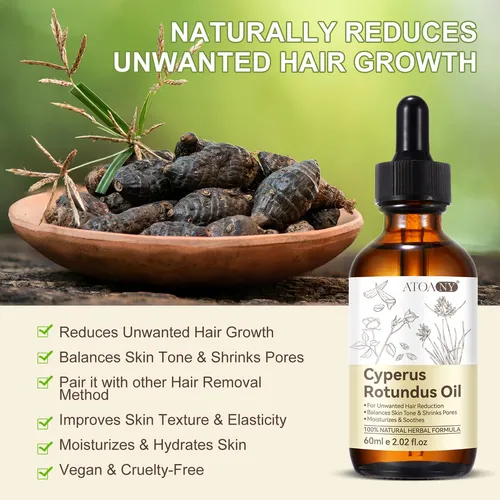 Aceite Para Depilación Urus Cyperus Rotundus Con Almendras D