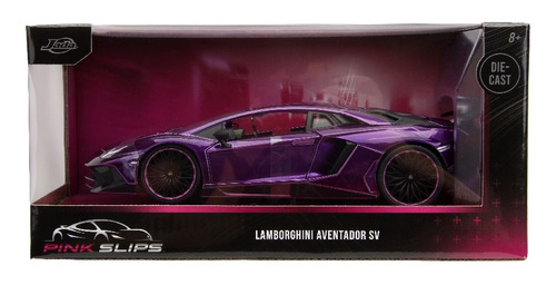 Jada Lamborghini Aventador Sv Pink Slips 1:24 Metal