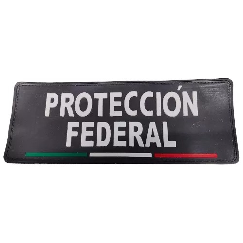 Parche Insignia Pvc Chaleco Protección Federal Táctico 