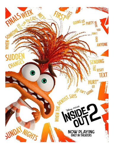 Poster De Intensamente 2 Escoge Tu Personaje