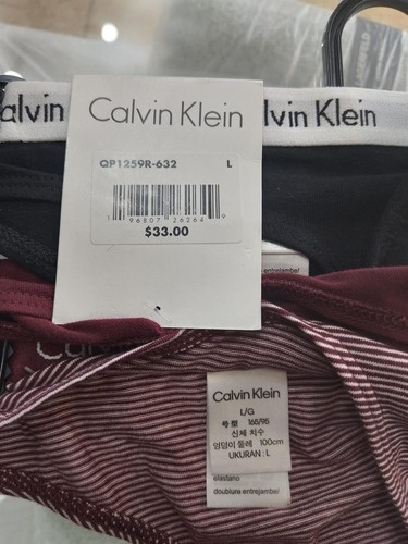 Pack De 3 Tangas Calvin Klein Originales Qp1259r-632 Talla L