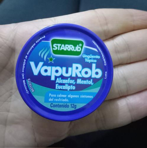 Ungüento Mentol Crema Pomada De Eucalipto Congestión Picor