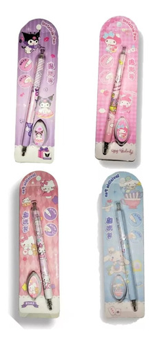 Set 5 Plumas Tinta Invisible Sanrio Friends Incluye Lampara 