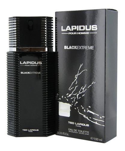 Perfume Ted Lapidus Pour Homme Black Extreme Edt 100ml-novo
