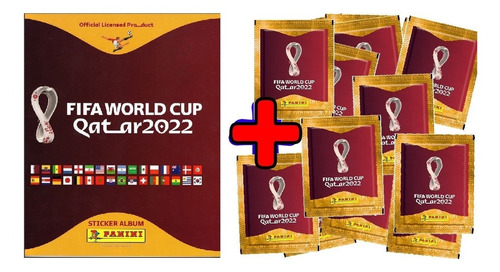 Album Pasta Blanda Panini Mundial Qatar 2022 +15 Sobres