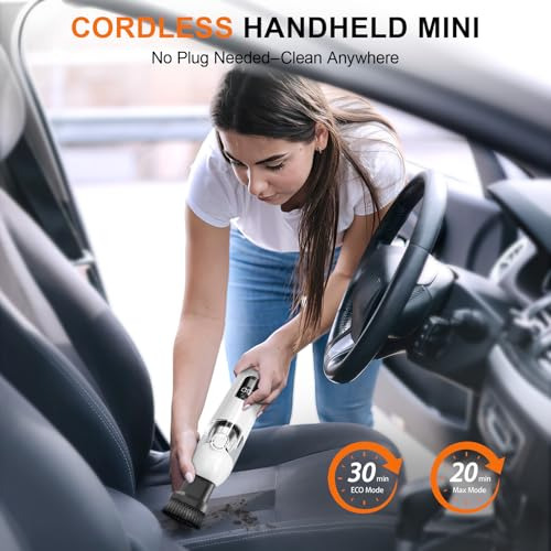 Aspiradora De Automóvil Inalámbrica De Mano 4 En 1 - 19000pa