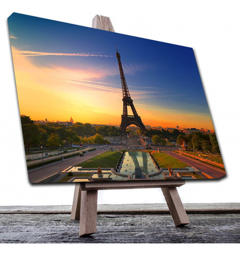 Cuadro Decorativo Canvas Paisaje De La Torre Eiffel Paris