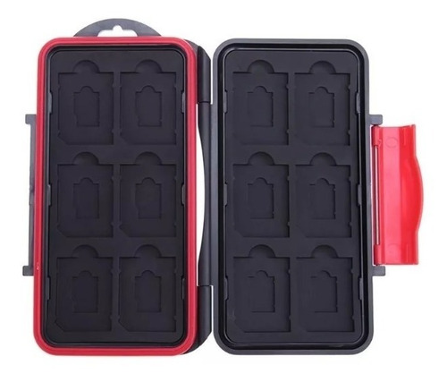 Case Cartão De Mem. P/ 12 Sd E 12 Micro Sd Ver.