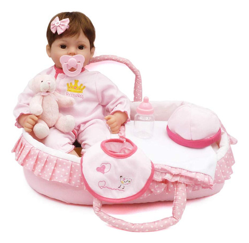 Set Muñeca Bebe Reborn Charex Realista Hecha A Mano Niñas