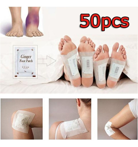 Parche Desintoxicante Relajante Del Pie Corporal 50 Pc