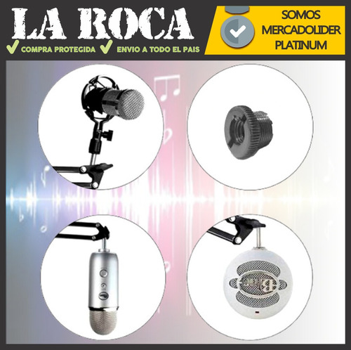 Kit Combo Brazo Articulado + Filtro Anti Pop Radio - Cuotas