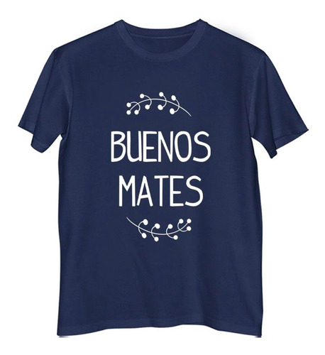 Remera Hombre Color Buenos Mates Yuyo Vector