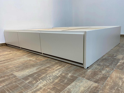 Cama Con Cajones Box . Base Somier Con Cajonera !!