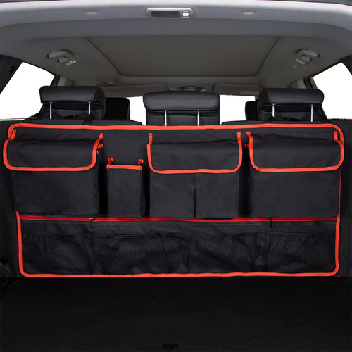 Bolsa Organizadora Para Colgar En El Borde Rojo Negro