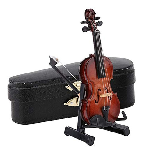 Violín En Miniatura, Modelo De Instrumento Musical De Madera