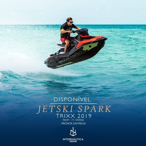Imagem 1 de 22 de Jet Ski Sea Doo Spark Trixx 90hp 2019