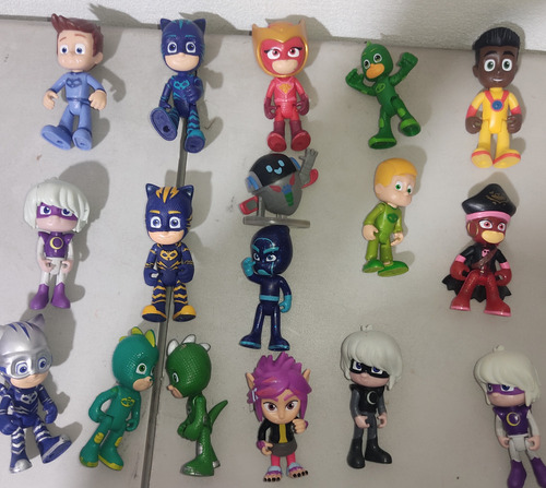 Figuras Héroes En Pijamas Originales (Usado)