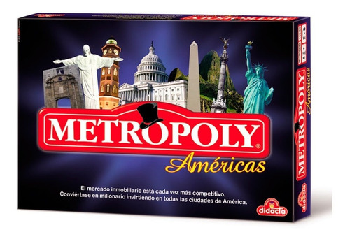 Juego Metropoly Americas - Juego De Caja - Vamos A Jugar