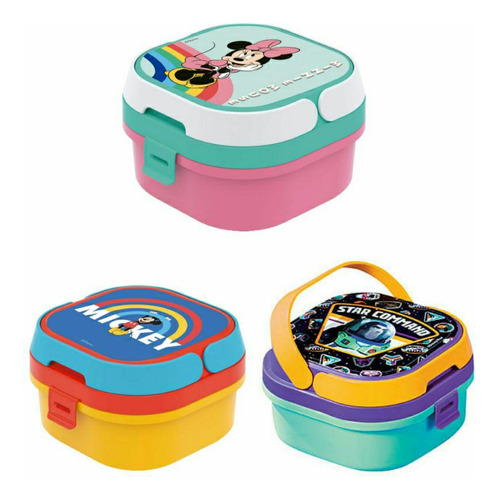 Marmitinha Infantil Disney Pixar Buzz Lightear 670ml Azul Azul