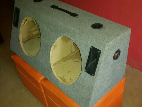 Caja Acustica Doble Woofer De 12 Reforzada
