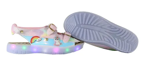 Sandália infantil best sale unicórnio