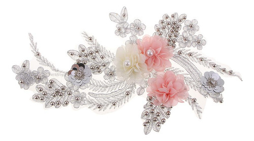 De Encaje De Malla De Flores Coser Apliques Para