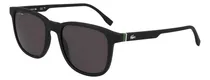 Comprar Anteojos De Sol Lacoste Lacoste Suns L6029s Standard, Diseño Negro Mate Con Marco De Poliamida, Lente De Policarbonato Solid Tint