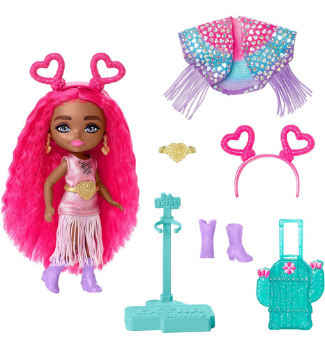 Barbie Extra Fly Minis Muñeca De Viaje Aspecto De Festival