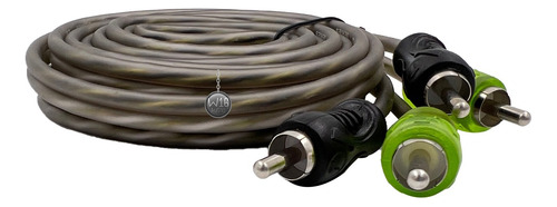 2 Cabo Rca Blindado Som Qualidade Technoise Serie 200p - 3m