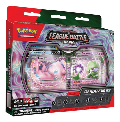 Pokemon Tcg: Gardevoir Ex Mew League Battle Deck En Ingles