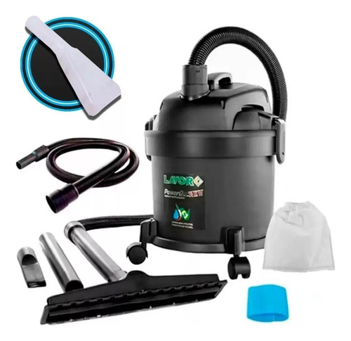 Aspirador Pó E Água 14l 1250w Power Lavor + Bico Extratora