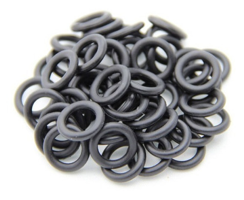 Negro De Alta Calidad Del Resorte De Goma O-rings Tattoo Mac