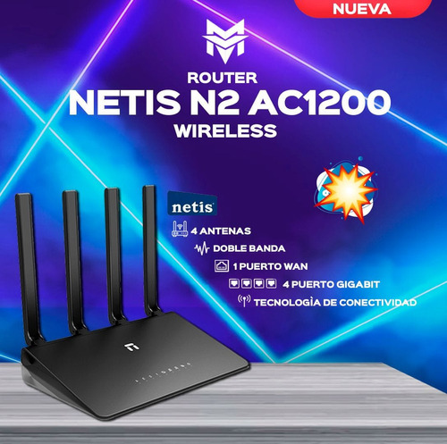 Routers Netis N2 Wireless Ac1200 Gigabit 