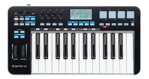 Samson Kgr Graphite 25  Teclado Controlador Midi Usb