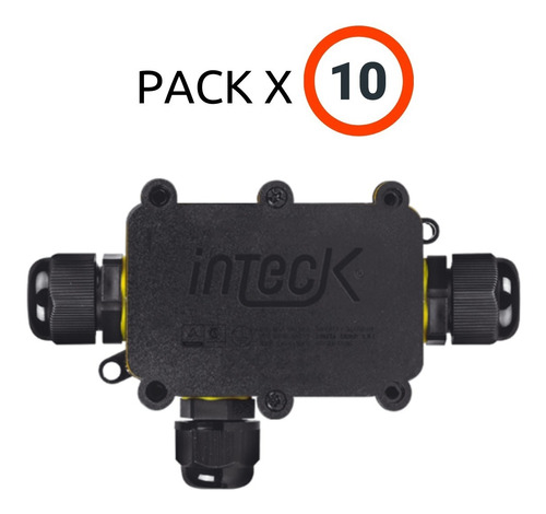 Caja Estanca Ip65 3 Pines Protección Uv X1 Entrada X2salidas