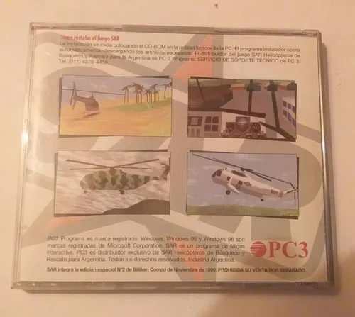 Juegos De Pc Retro - Sar - Helicopteros De Busqueda Y Rescat (Usado)