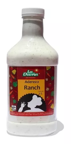 Aderezo Ranch La Dueña  L, Para Alitas, Ensaladas