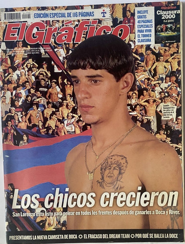El Gráfico 4192 Antigua Revista 2000 Deportes Fútbol, P3-2g