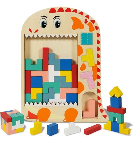 Bloques En Madera Montessori Marco Animal Tetris Ltf Shop 