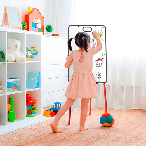 Rotafolio Pizarron Infantil Alfra 60x40cm Soporte Ajustable