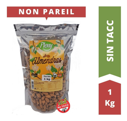 Almendras Peladas X 1 Kg - Libre De Gluten Sin Tacc