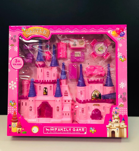 Castillo Princesa Grande Muebles Tv Mesa Juguete Regalo Niña