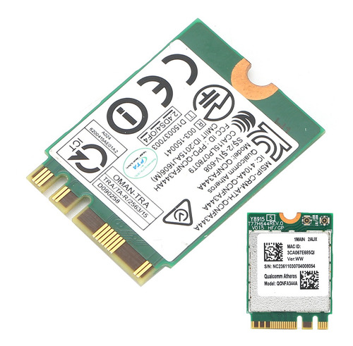 Tarjeta De Red Inalámbrica De Doble Banda Qcnfa344a Wifi Pa