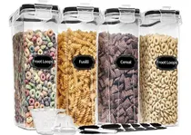 Comprar Juego De Recipientes Para Cereales Praki, Con Tapa, 4 Unidad