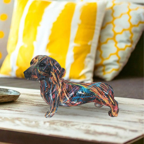 Escultura De Perro, Adorno De Perro Salchicha, Artesanía De