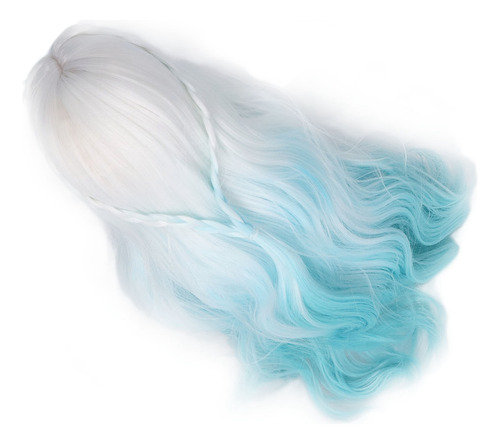Peluca Azul Para Muñecas Diy, Con Una Articulación De 1/3 De